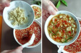 Công thức pha nước chấm mắm tỏi, hợp mọi món ăn