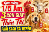 Qua mùng 1/5 Âm, 3 con giáp Thần Tài phủi sạch cái nghèo