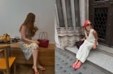 Đôi dép xỏ ngón màu đỏ bất ngờ trở thành phụ kiện hot nhất mùa hè