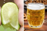 Tại sao bạn nên thả vài lát chanh tươi vào cốc bia?