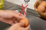 Vì sao không nên rửa trứng khi chưa dùng?