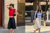 Chân váy midi trở thành món đồ được yêu thích mùa hè, giúp phụ nữ ngoài 30 thêm thanh lịch và cuốn hút