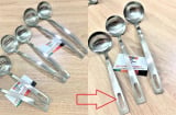 Vì sao trên những chiếc muôi luôn có một lỗ tròn phần cán?