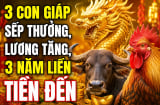 3 con giáp sếp thưởng, lương tăng, 3 năm liền Tiền đến