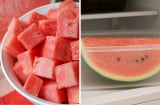 Cách bảo quản dưa hấu đã cắt tươi ngon lâu, không bị mềm nhũn