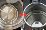 Cách làm sạch cặn bẩn trong ấm siêu tốc không cần cọ rửa