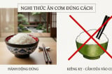 Vì sao người xưa tối kỵ việc cắm đũa thẳng đứng vào bát cơm?