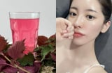 Cách dùng nước lá tía tô rửa mặt giúp mờ thâm nám, giảm mụn ẩn, làm da sáng mịn