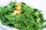 Rau su su xào tỏi xanh mướt giòn sần sật nhìn là muốn ăn ngay