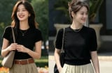 Phụ nữ trung niên mặc đẹp mùa hè: Chỉ cần áo cơ bản và quần ống rộng là đủ thanh lịch
