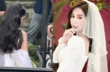 Xôn xao khoảnh khắc Ngọc Trinh đi chụp ảnh cưới