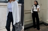 Áo sơ mi trắng và quần đen – Công thức mặc đẹp vượt thời gian của phụ nữ thanh lịch