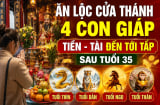 Ăn lộc cửa Thánh, 4 con giáp Tiền - Tài đến tới tấp sau tuổi 35