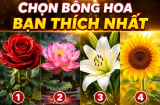 Trắc nghiệm: Chọn bông hoa bạn thích nhất, biết tài lộc tháng này