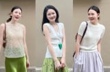 Đừng chỉ mặc trắng và đen, thêm một gam màu nổi là đủ giúp trang phục mùa hè trở nên cuốn hút