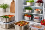 Vì sao nên dùng hộp inox cất thức ăn trong tủ lạnh?