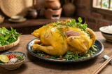 Cách luộc gà không cần nước cực đơn giản, da vàng ươm mọng thịt ngọt đậm đà