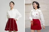 Áo trắng và chân váy đỏ: Công thức phối đồ thanh lịch giúp phái đẹp nổi bật trong mọi hoàn cảnh