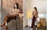 Quần ống suông màu nâu – Món đồ giúp phong cách thanh lịch và sang trọng mà không bao giờ lỗi mốt
