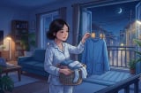 Vì sao người xưa dặn không phơi quần áo ngoài sân đêm?