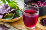 Khi nấu nước tía tô, nhớ mẹo này thì màu đỏ đẹp, không thâm xỉn
