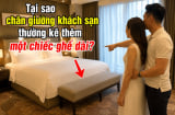 Tại sao chân giường khách sạn thường kê thêm một chiếc ghế dài?