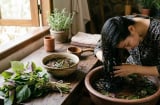 Cách dùng lá tía tô gội đầu chống rụng tóc, kích thích mọc tóc con