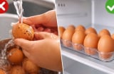Vì sao không nên rửa trứng trước khi cất tủ lạnh? Rất nhiều người đang làm sai mà không biết