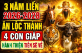 4 con giáp ăn Lộc Thánh ban, làm ăn thuận lợi 3 năm tới