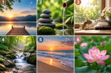 Chọn 1 trong 6 hình ảnh khiến bạn thấy tĩnh tâm: Khả năng giữ bình tĩnh của bạn đến đâu?