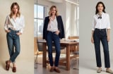5 cách diện quần jeans đi làm vừa trẻ trung vừa mang vẻ sang kiểu old money