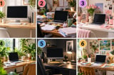 Trắc nghiệm chọn 1 cách sắp xếp bàn làm việc