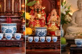Vì sao ban thờ gia tiên hoặc Thần Tài thường có 3, 5 chén nước, còn ban thờ Phật thường chỉ 1 chén?