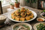 Cách làm đậu phụ nhồi thịt tẩm hành thơm ngon