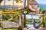 Hãy chọn 1 chiếc xích đu bạn muốn ngồi thư giãn