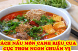 Cách nấu canh riêu cua ngon tại nhà