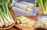 Cách giữ sả lâu không bị khô héo: 5 mẹo đơn giản giúp sả tươi, thơm, giữ vị