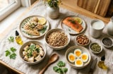 Sau tuổi 40, nên ăn thường xuyên 6 nhóm thực phẩm này để duy trì cơ bắp, hỗ trợ xương khớp