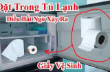 Vì sao nên đặt cuộn giấy vệ sinh vào ngăn mát tủ lạnh
