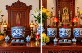 Vì sao ban thờ có nhà đặt 1 bát hương, có nhà lại đặt 3 bát hương?