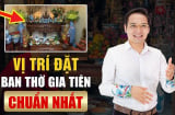 Bàn thờ để tầng 1 có được không?