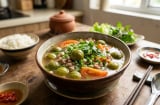 Thịt chưng mắm tép ăn cùng canh chua sấu: Bộ đôi món ngon hao cơm, dễ nấu tại nhà