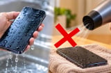 Điện thoại bị ướt, có nên dùng máy sấy tóc để sấy?