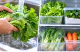 Có nên rửa hay không nên rửa rau trước trước khi cất tủ lạnh