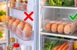 Cất trứng ở cửa tủ lạnh có nên không?