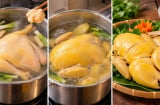 Mẹo luộc gà không rách da, da vàng giòn tự nhiên, thịt mềm mọng không khô