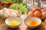 Lòng đỏ trứng gà vàng nhạt hay vàng đậm 'xịn' hơn?