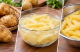 Vì sao nên ngâm khoai tây trước khi nấu?