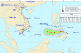Tin mới nhất về diễn biến áp thấp nhiệt đới gần Biển Đông