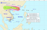 Tin bão mới nhất: Bão số 6 tiếp tục mạnh lên, Quảng Ninh, Lạng Sơn, Cao Bằng gió mạnh, Hà Nội mưa